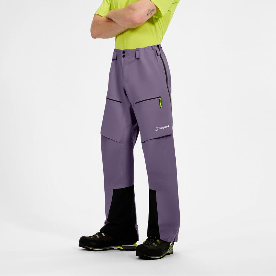 men s extrem vanguard gore-tex-pant - lila berghaus