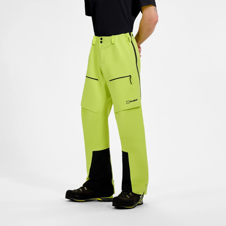 men s extrem vanguard gore-tex hose - gelb berghaus