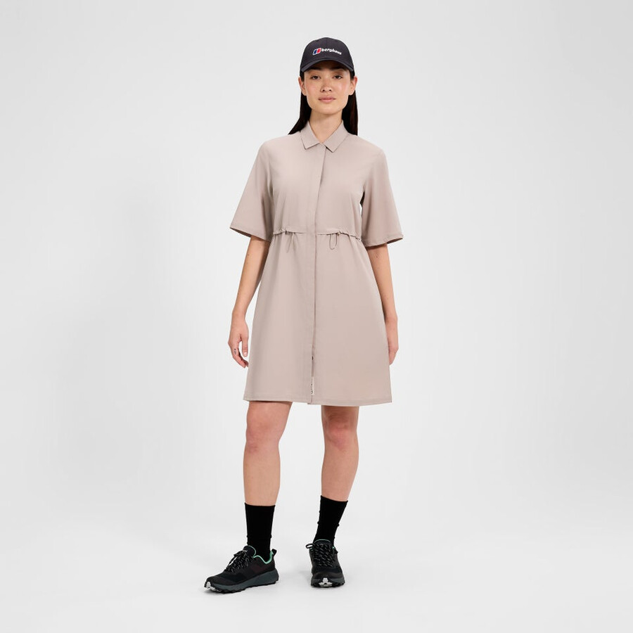 frauen explorer kleid - grau berghaus