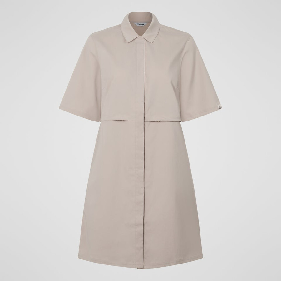 frauen explorer kleid - grau berghaus