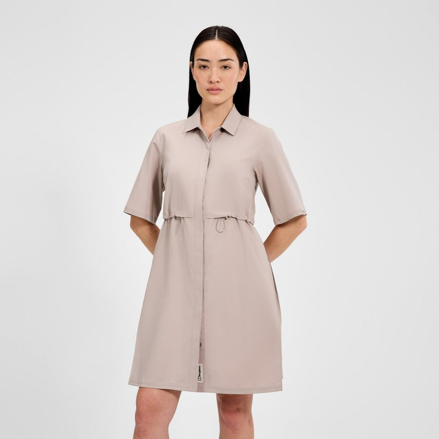 frauen explorer kleid - grau berghaus