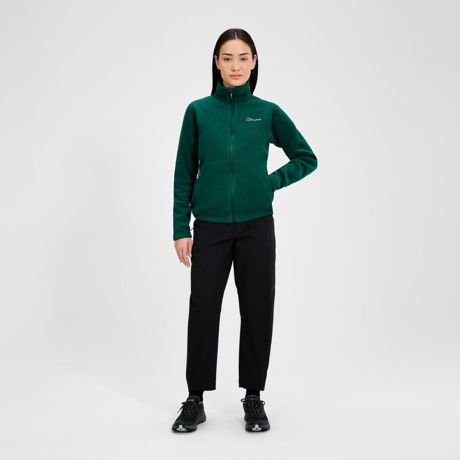 women s prism interactive polartec fleece jacket - green berghaus