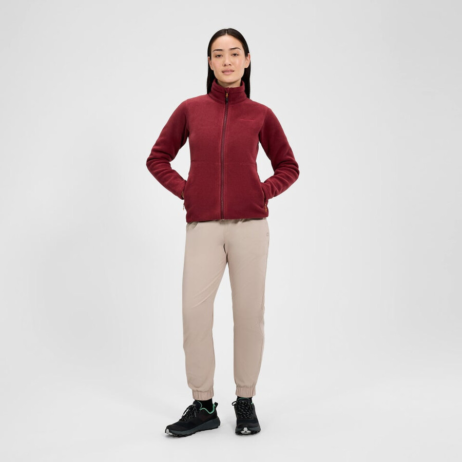 women s prism interactive polartec fleece jacke - rot berghaus
