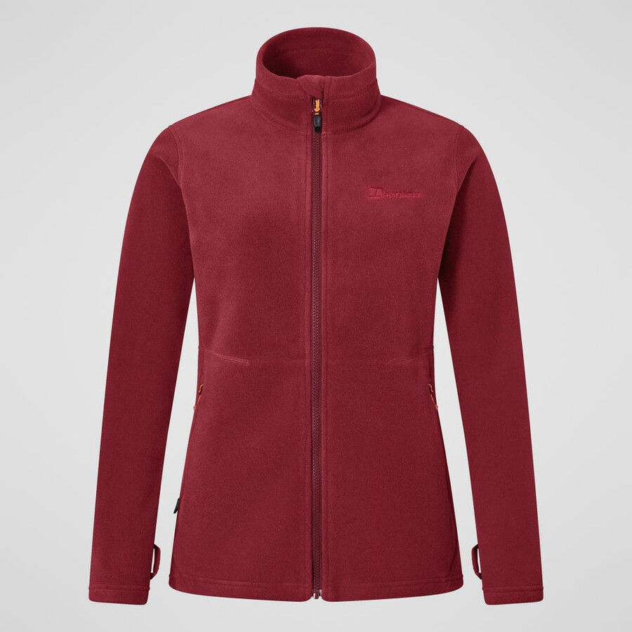 women s prism interactive polartec fleece jacke - rot berghaus