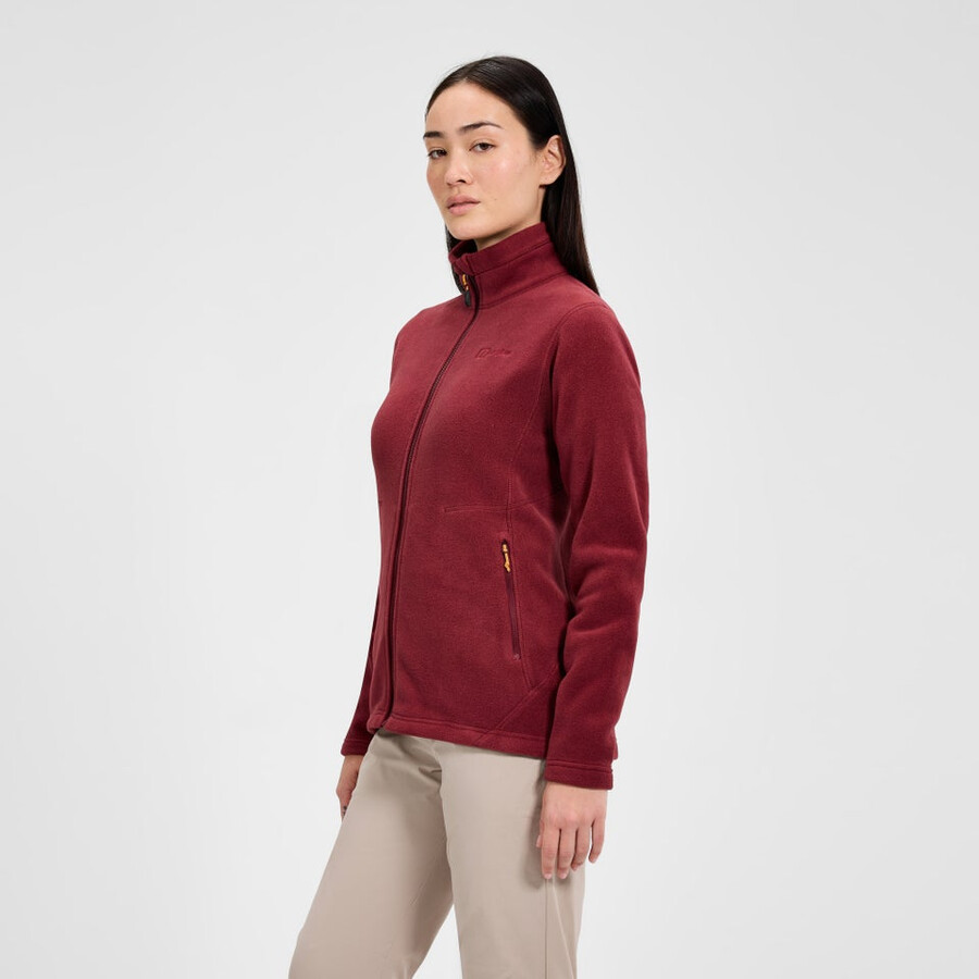 women s prism interactive polartec fleece jacke - rot berghaus