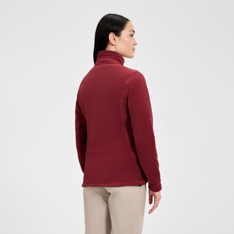 women s prism interactive polartec fleece jacke - rot berghaus
