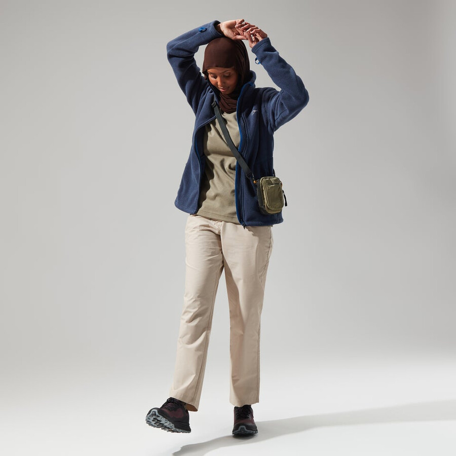 damen prism polartec interactive jacke - dark blue berghaus