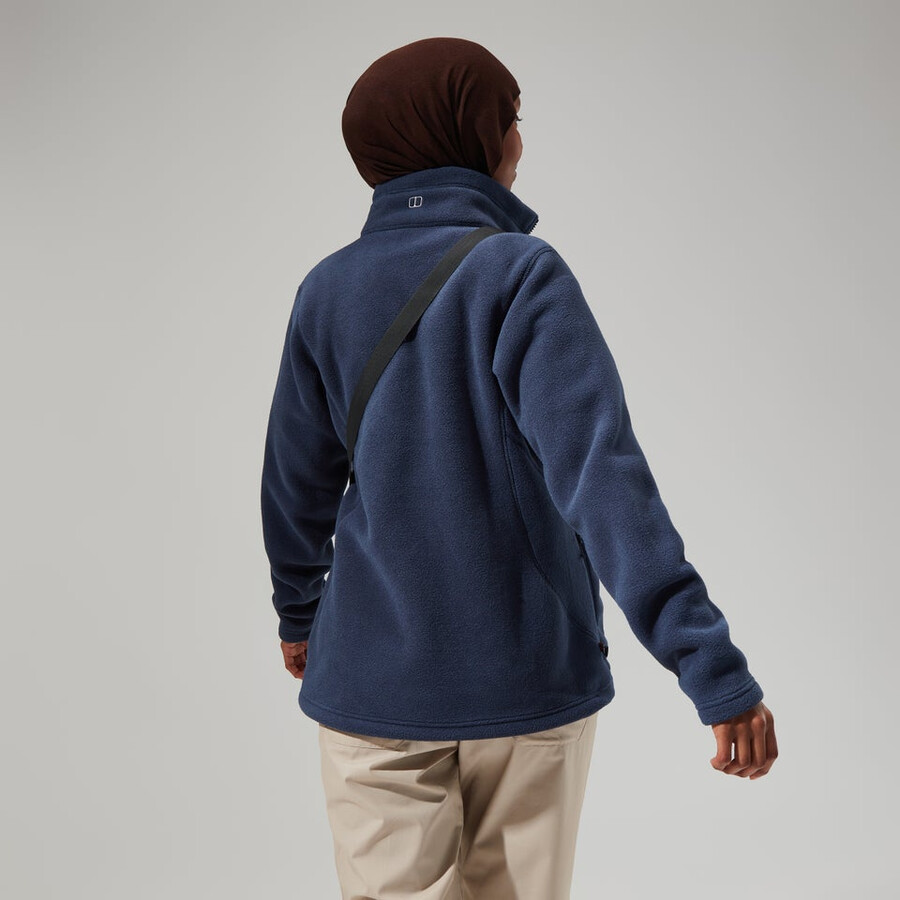 damen prism polartec interactive jacke - dark blue berghaus