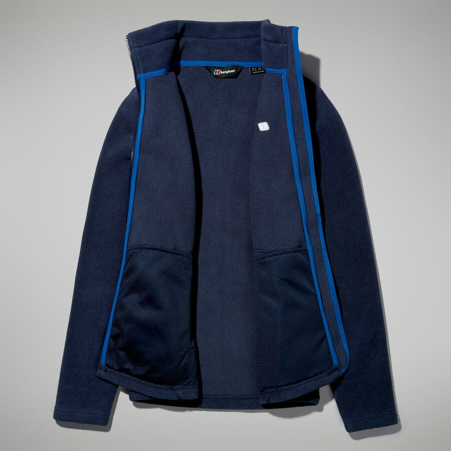 damen prism polartec interactive jacke - dark blue berghaus