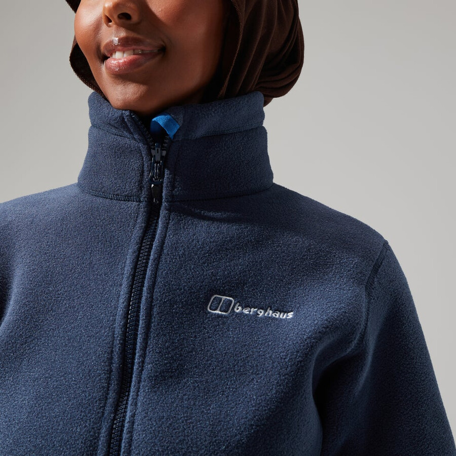 damen prism polartec interactive jacke - dark blue berghaus
