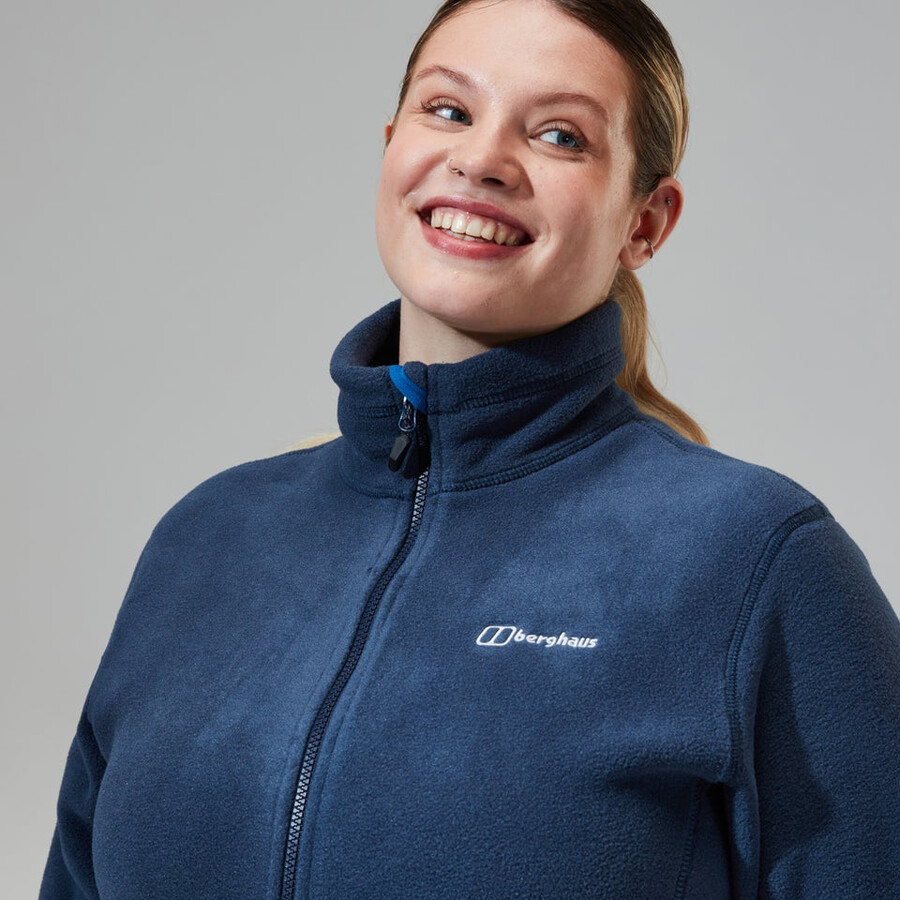 damen prism polartec interactive jacke - dark blue berghaus