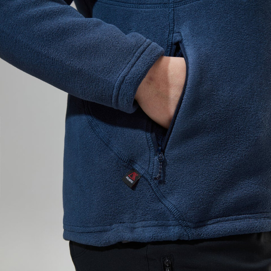 damen prism polartec interactive jacke - dark blue berghaus
