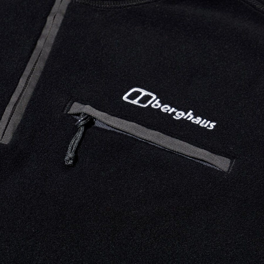 damen prism 2.0 micro half zip - blackblack die berghaus