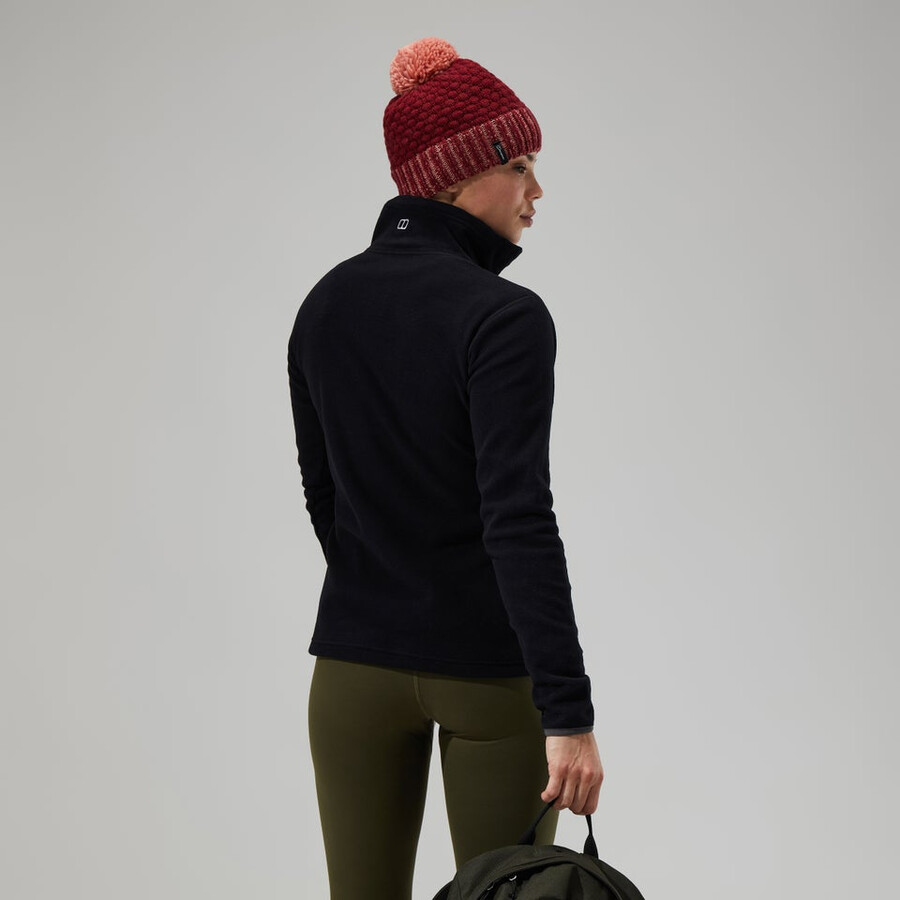 damen prism 2.0 micro half zip - blackblack die berghaus