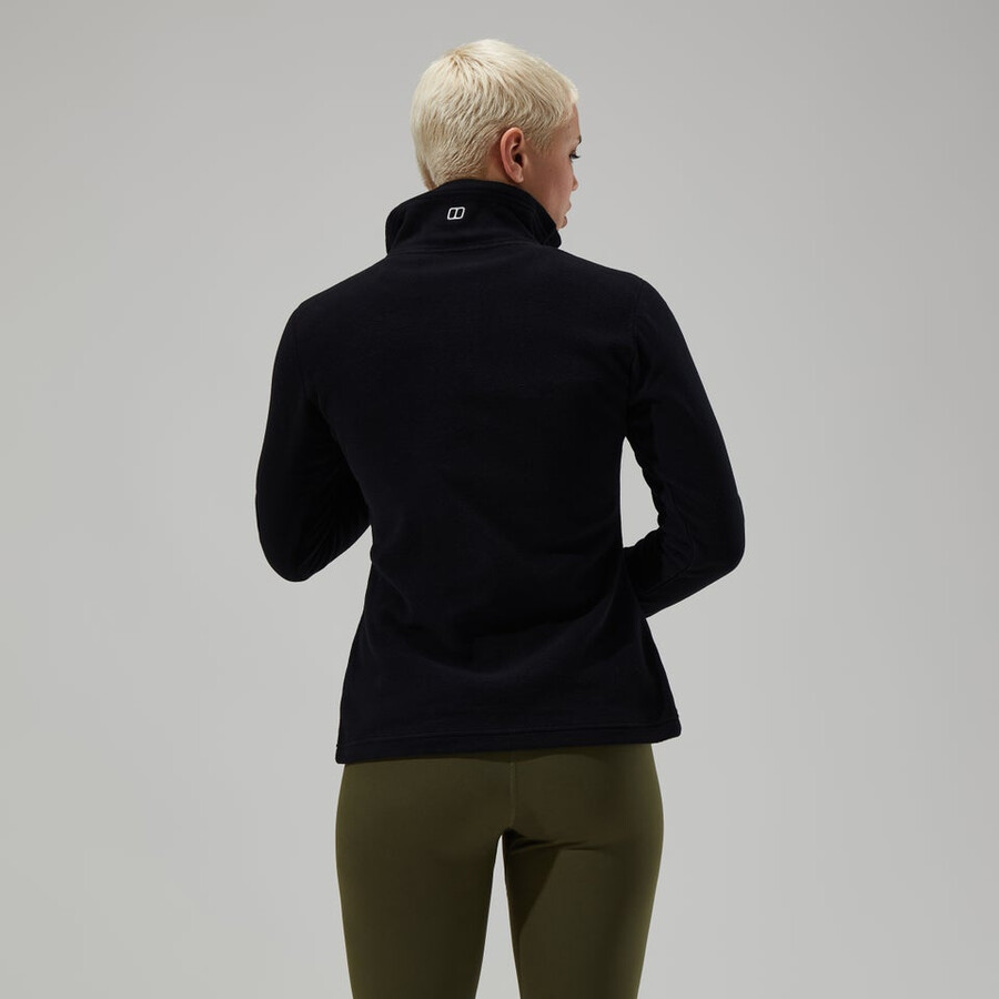 damen prism 2.0 micro half zip - blackblack die berghaus