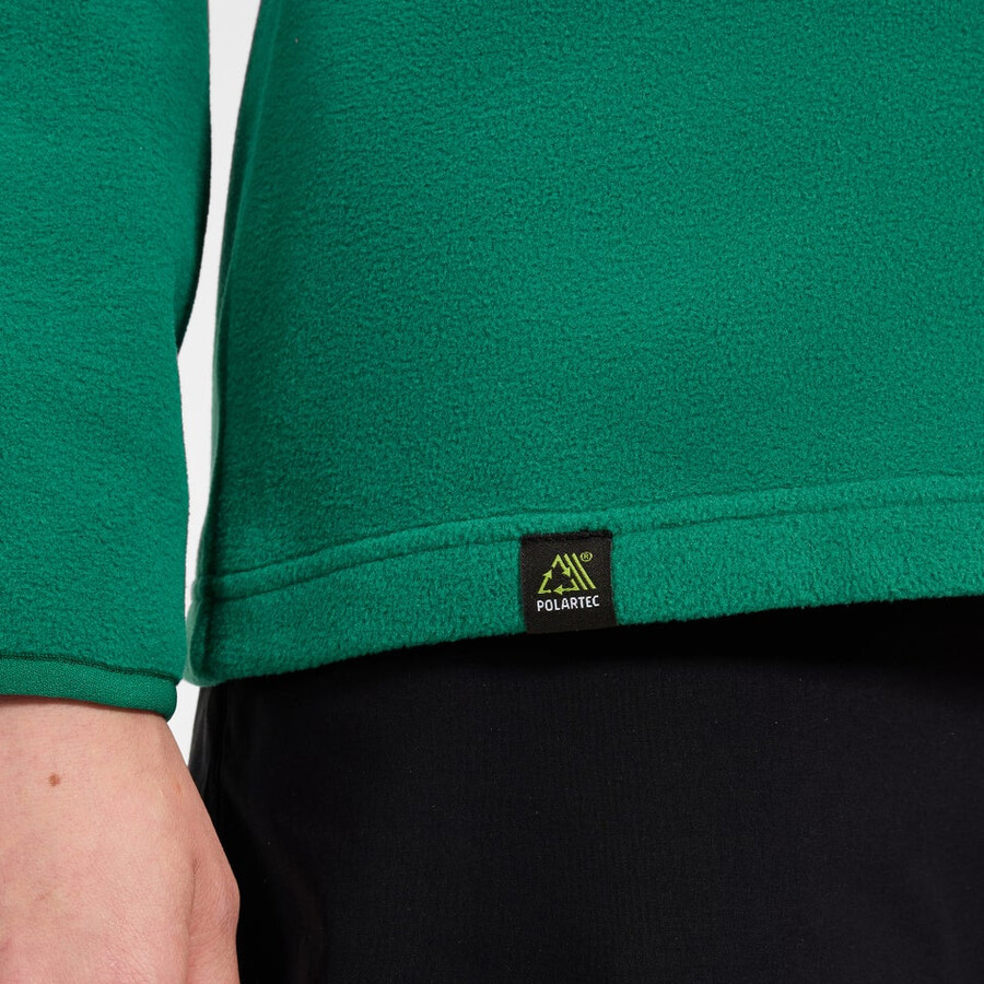 damen prism 2.0 micro polartec half zip fleece - grün berghaus