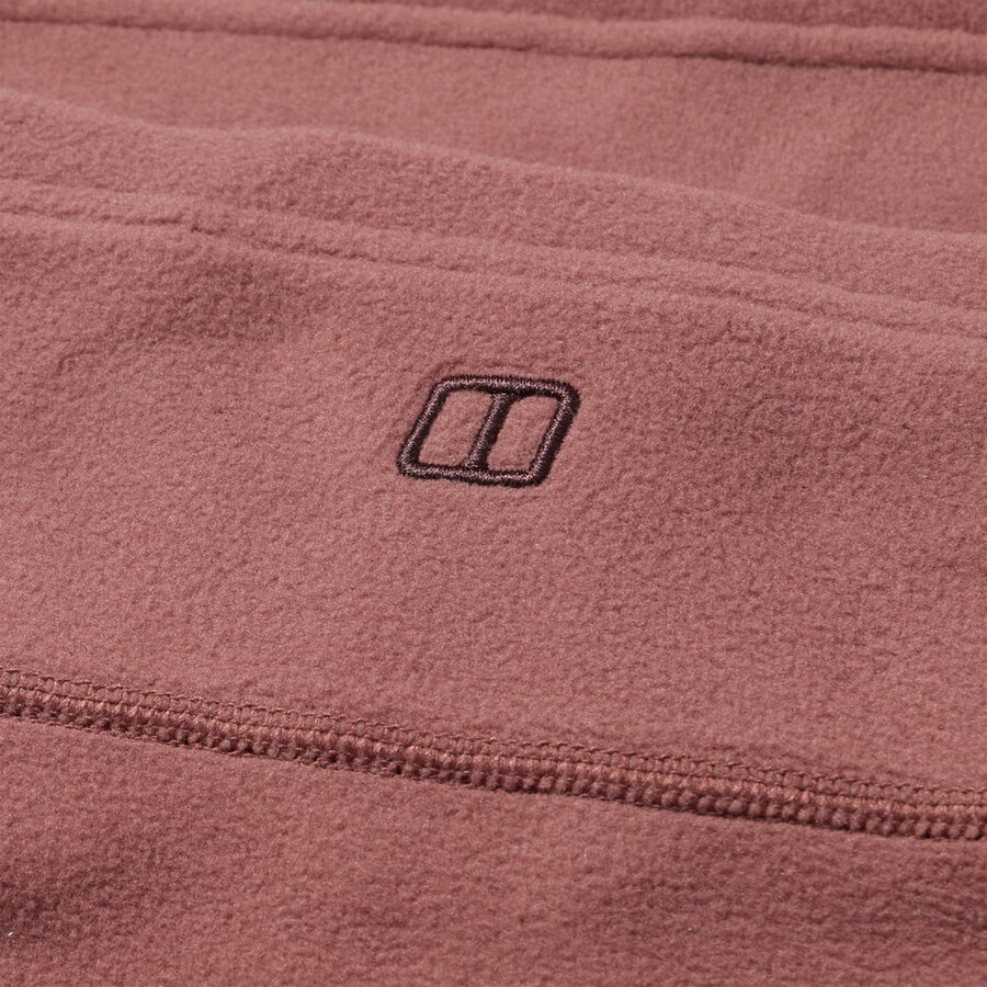 damen prism 2.0 micro polartec half zip fleece - rot berghaus