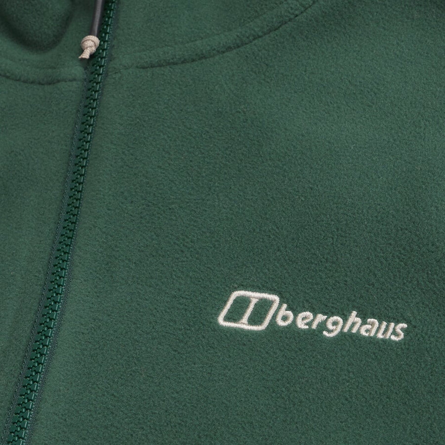 damen prism 2.0 micro full zip polartec-fleece - grün berghaus