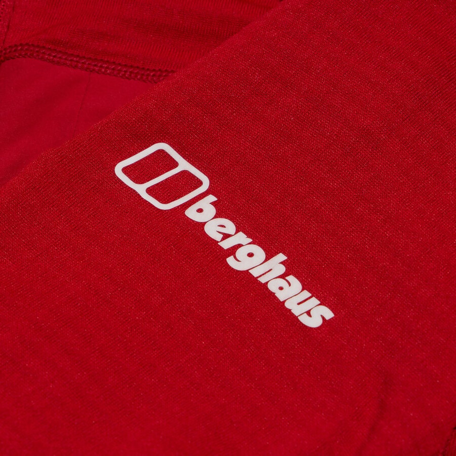 women s mtn arete lb half zip - red berghaus