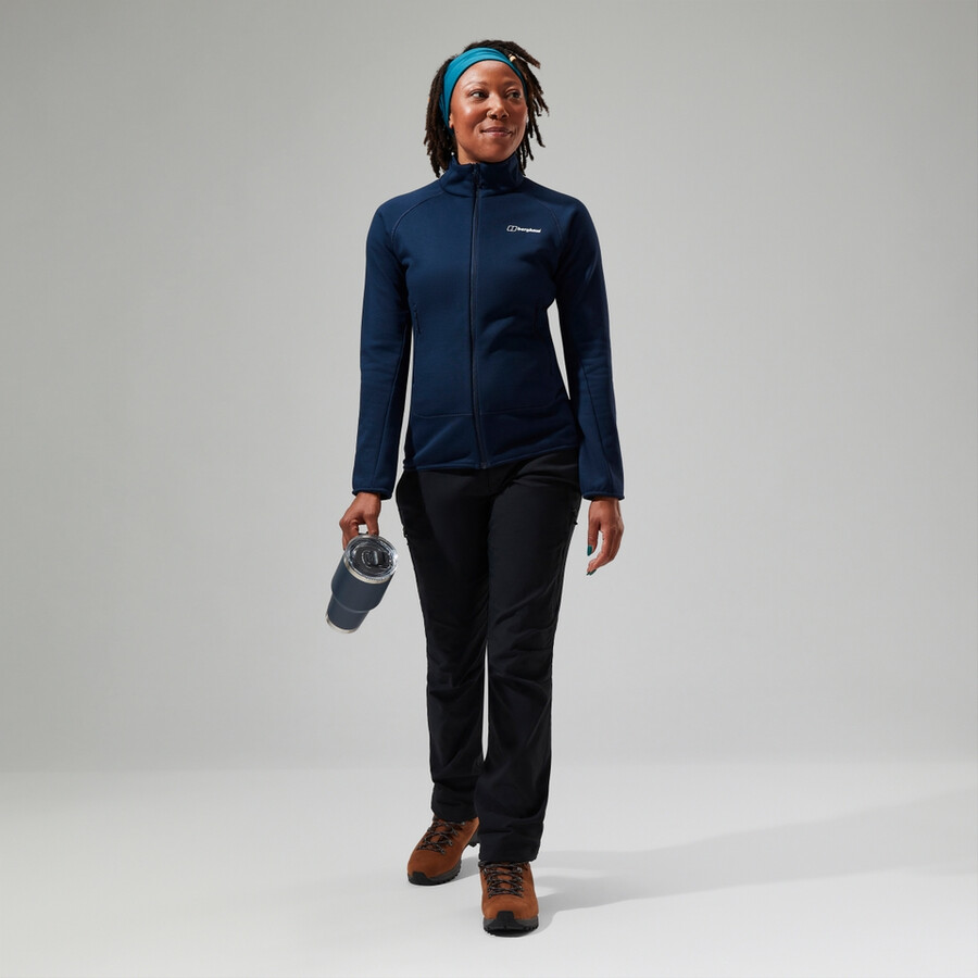 frauen heuberg-polartec-fleece - blau berghaus