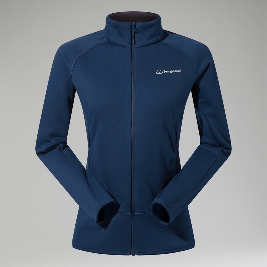 frauen heuberg-polartec-fleece - blau berghaus
