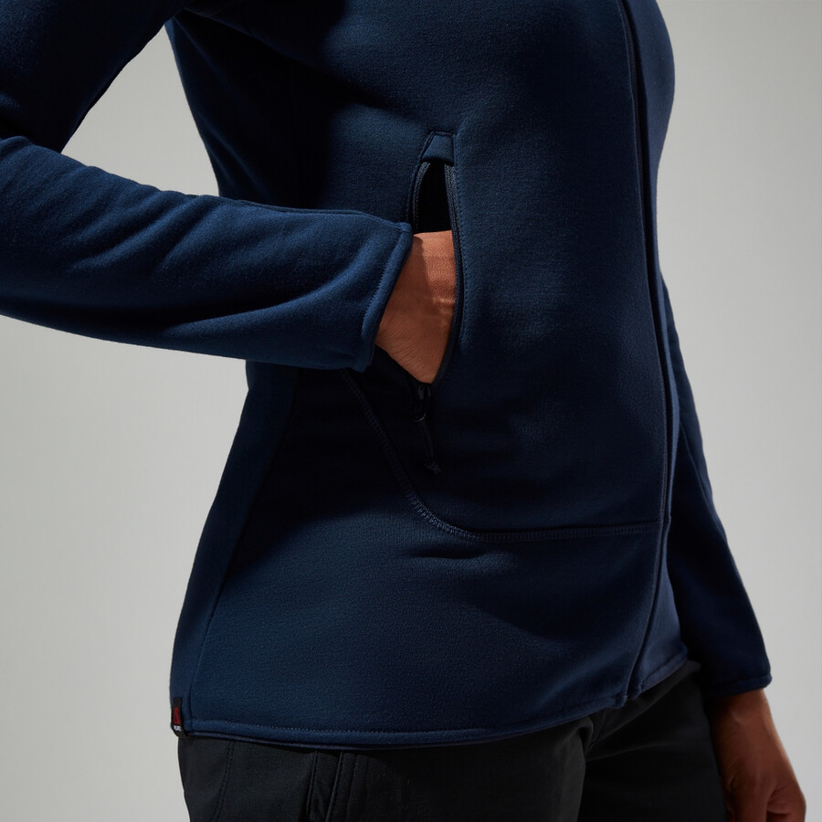 frauen heuberg-polartec-fleece - blau berghaus