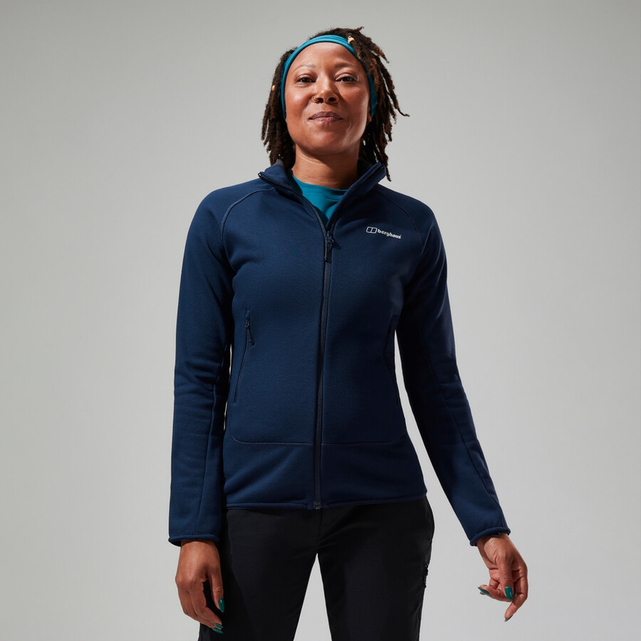 frauen heuberg-polartec-fleece - blau berghaus