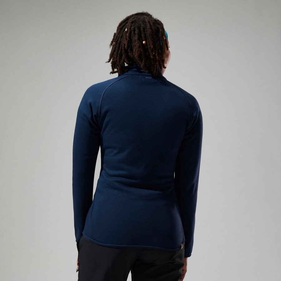 frauen heuberg-polartec-fleece - blau berghaus