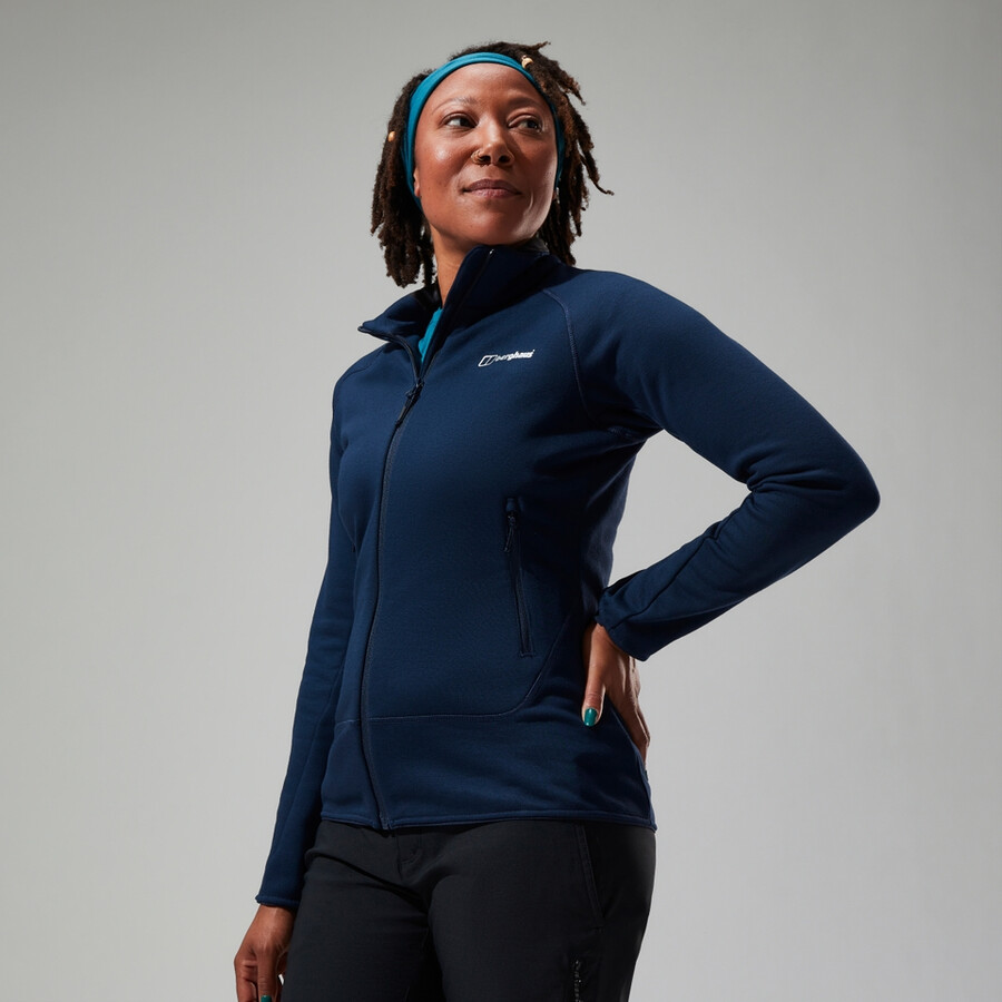 frauen heuberg-polartec-fleece - blau berghaus
