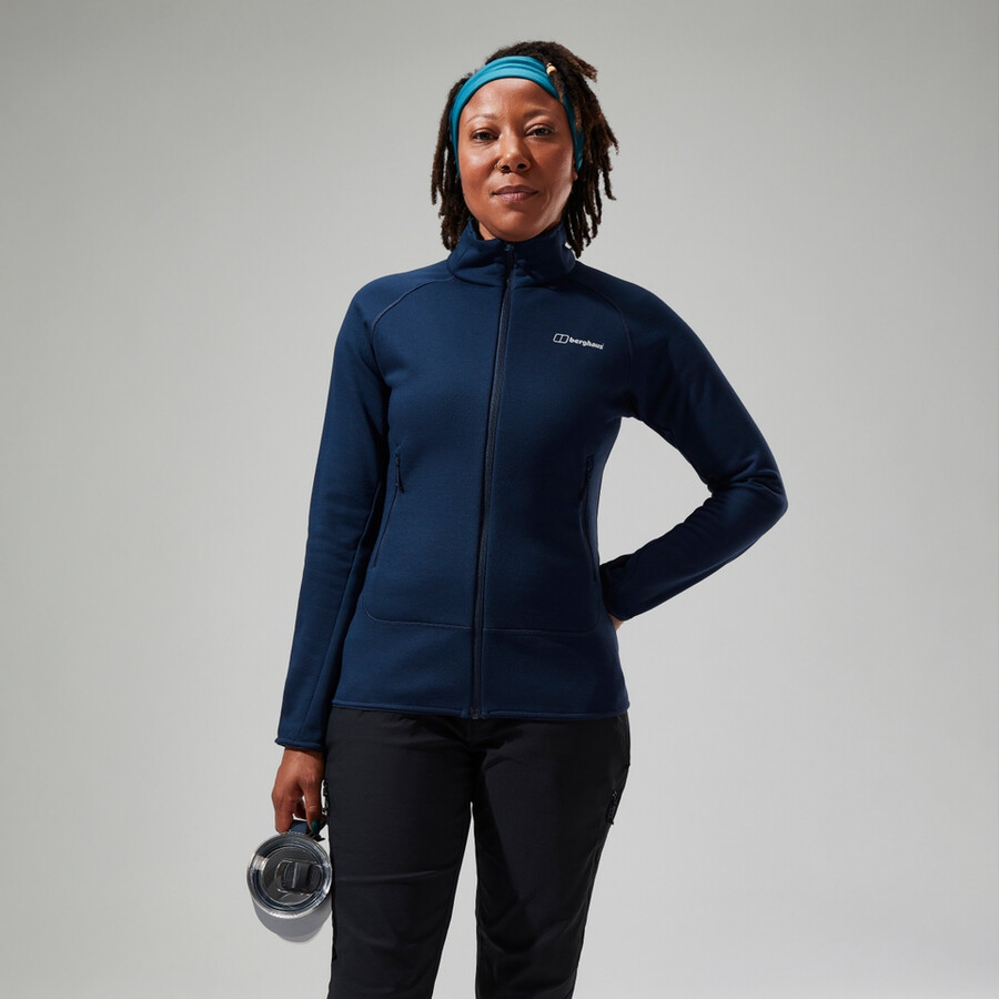 frauen heuberg-polartec-fleece - blau berghaus