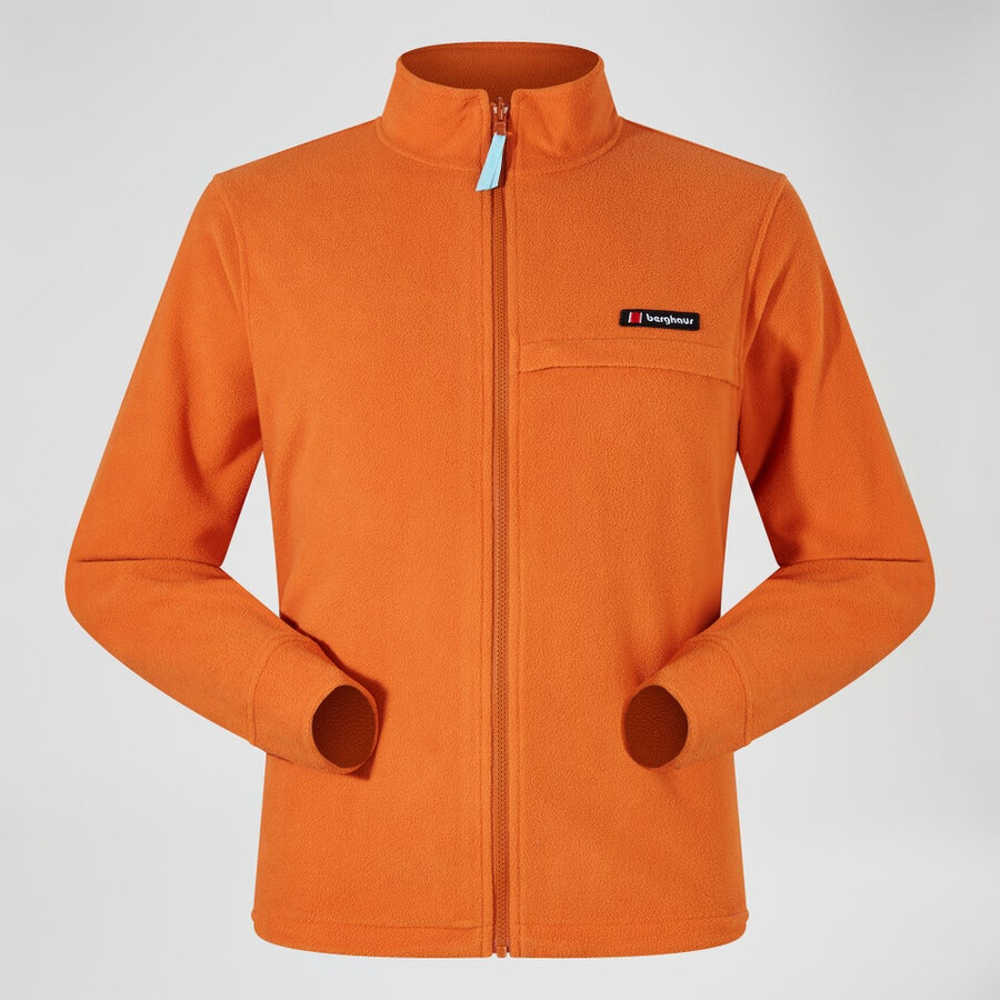 unisex sonnte peak interactive fleece - orange berghaus