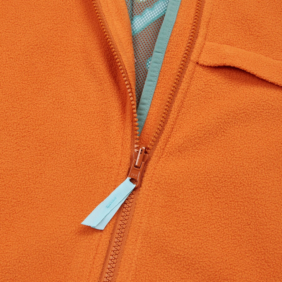 unisex sonnte peak interactive fleece - orange berghaus