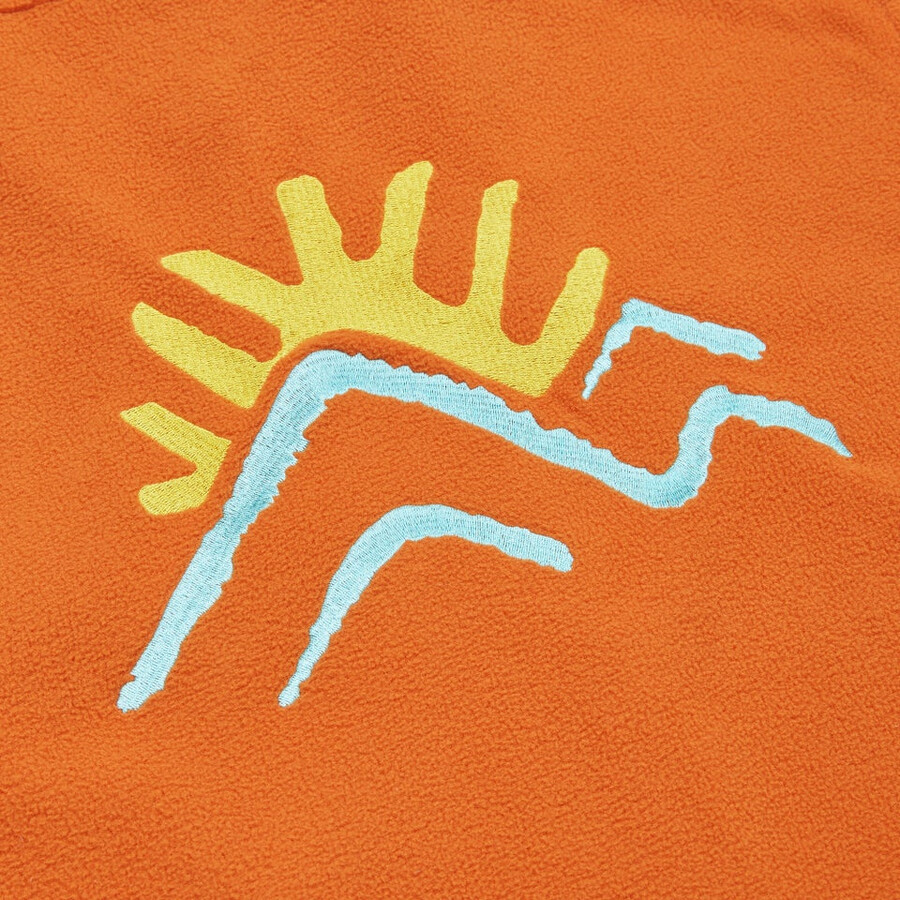unisex sonnte peak interactive fleece - orange berghaus