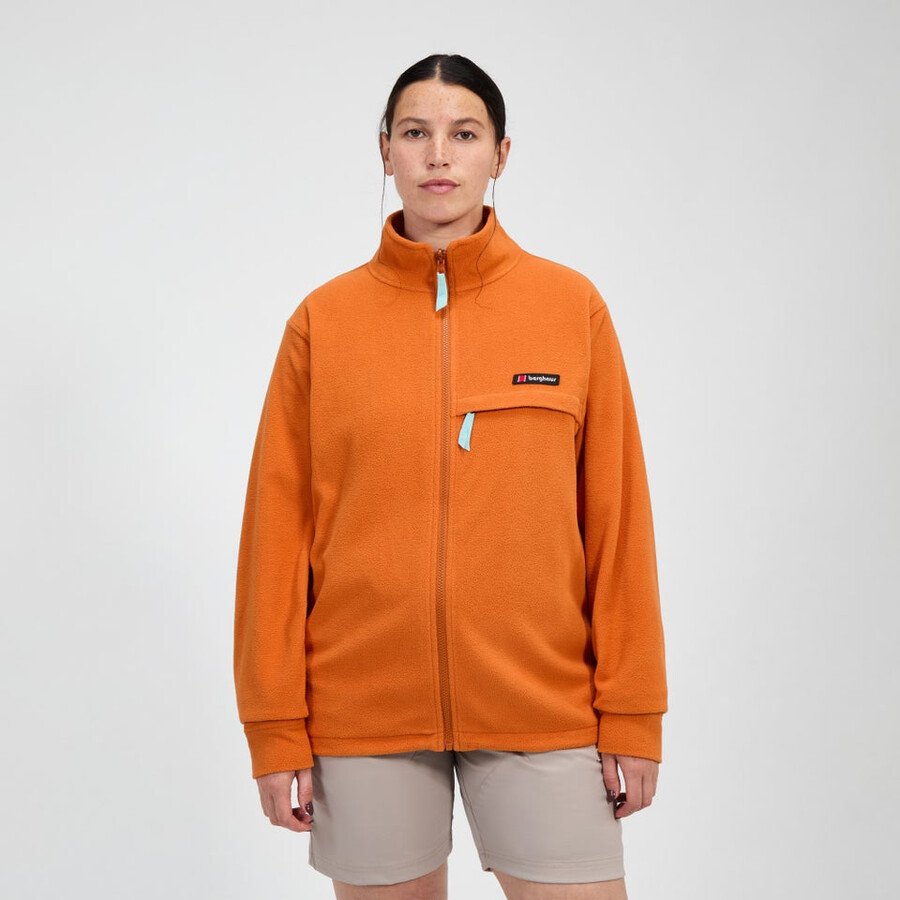 unisex sonnte peak interactive fleece - orange berghaus
