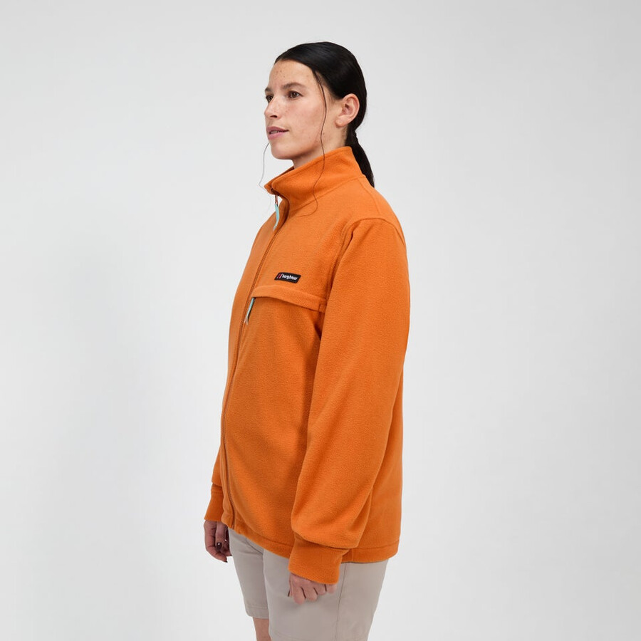 unisex sonnte peak interactive fleece - orange berghaus
