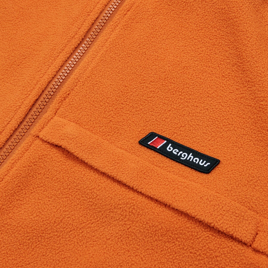 unisex sonnte peak interactive fleece - orange berghaus