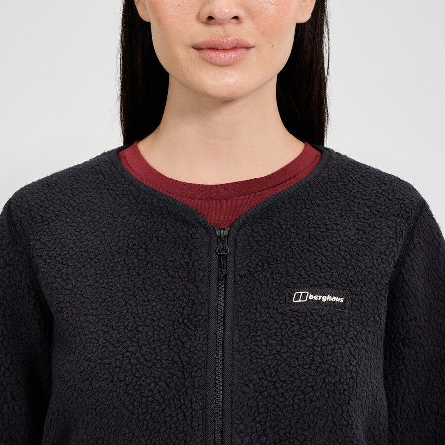 women s hanby entspannte jacke - schwarz berghaus