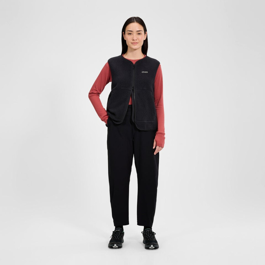 women s hanby entspannt weste - schwarz berghaus