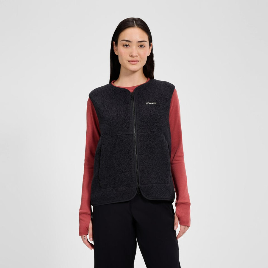 women s hanby entspannt weste - schwarz berghaus