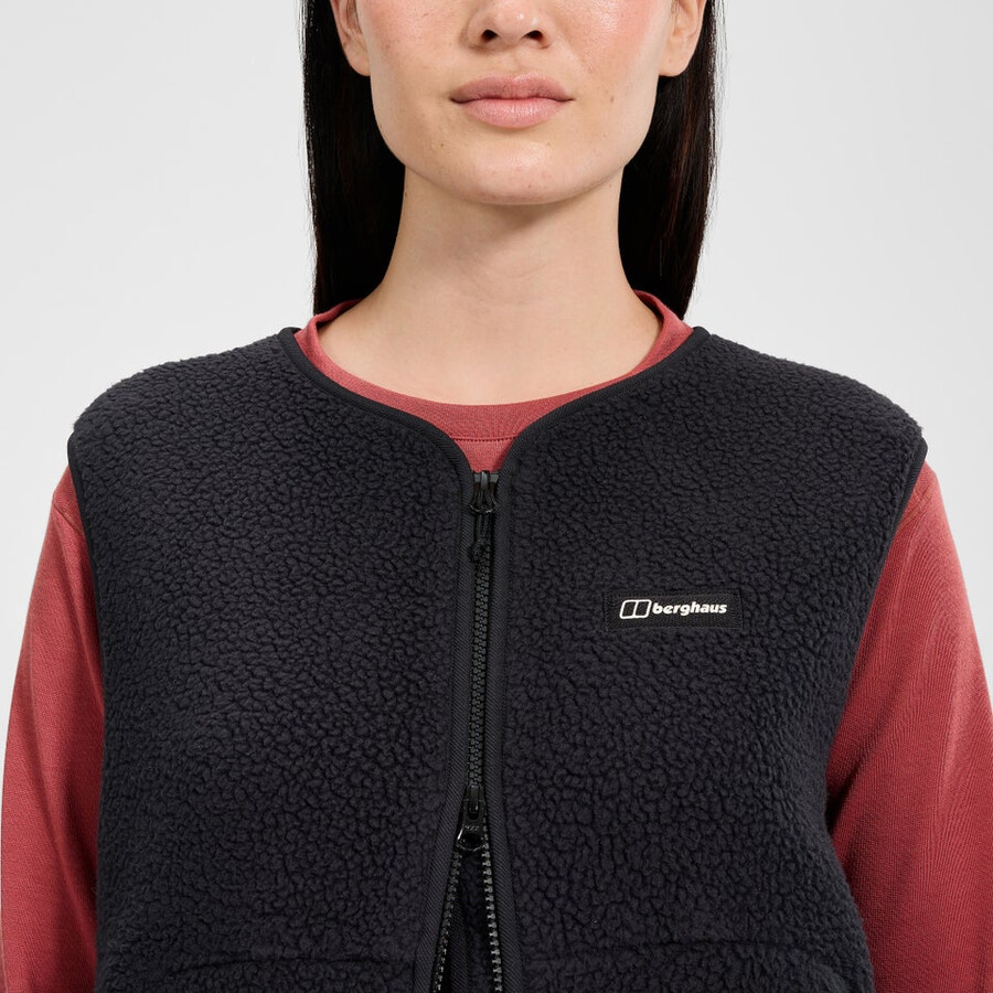 women s hanby entspannt weste - schwarz berghaus