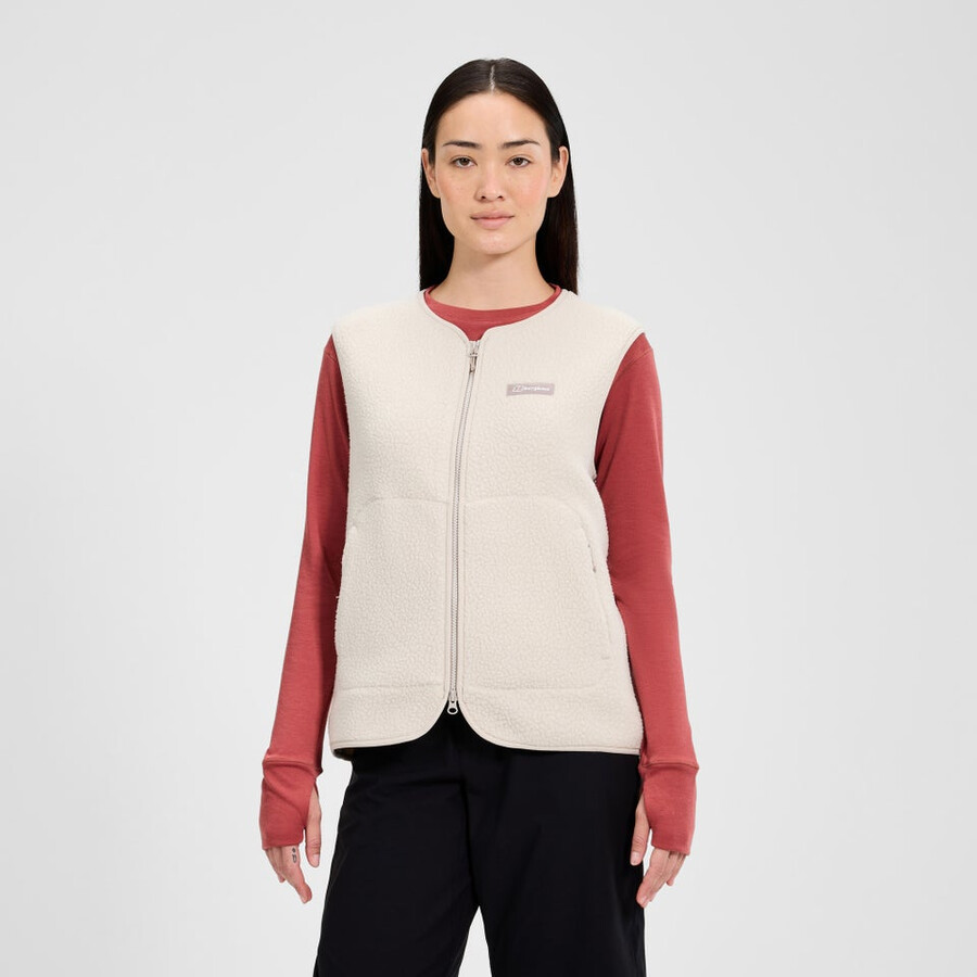 women s hanby entspannt weste - grau berghaus