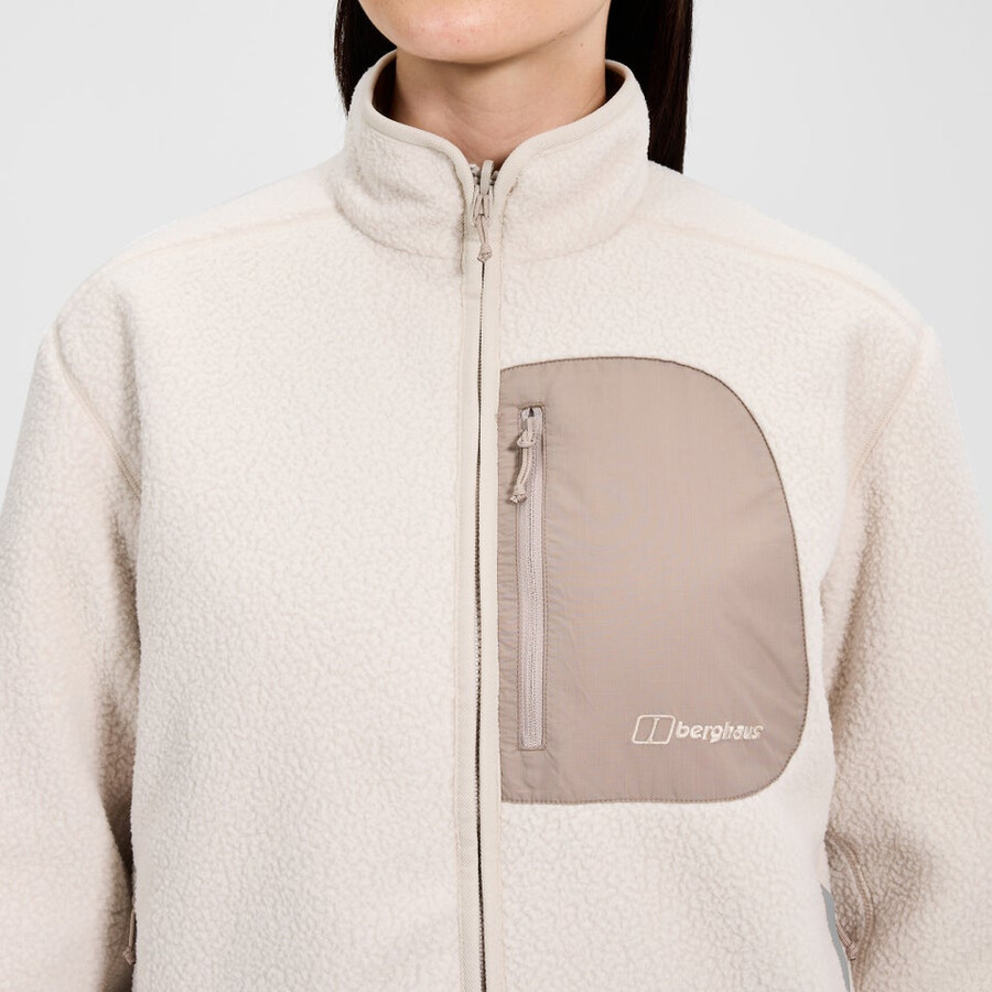 frauen asperton reversible jacket - naturgrau berghaus