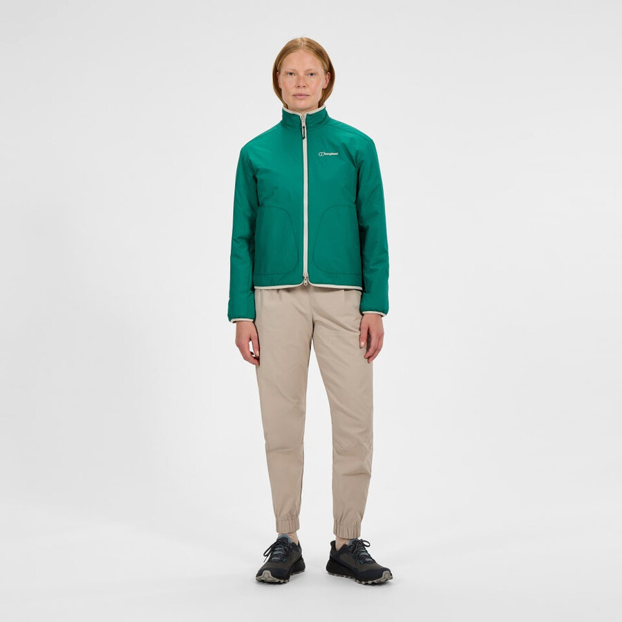 frauen asperton reversible jacket - greengrey berghaus