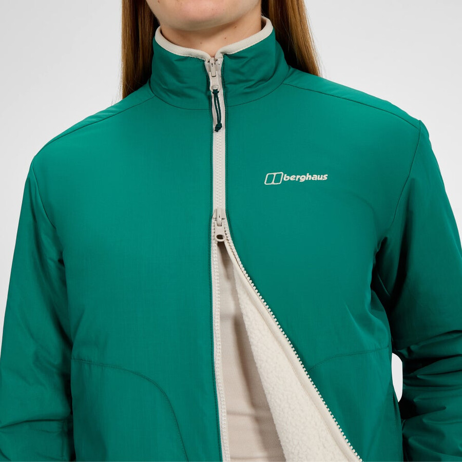 frauen asperton reversible jacket - greengrey berghaus