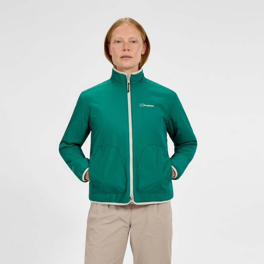 frauen asperton reversible jacket - greengrey berghaus