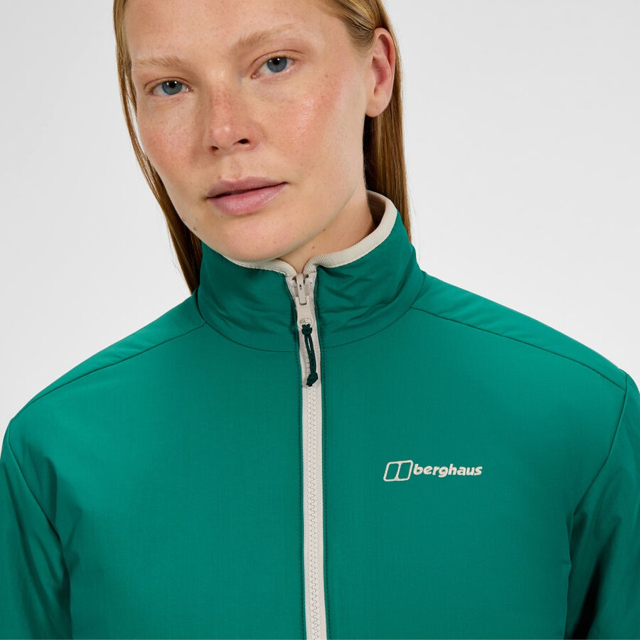 frauen asperton reversible jacket - greengrey berghaus