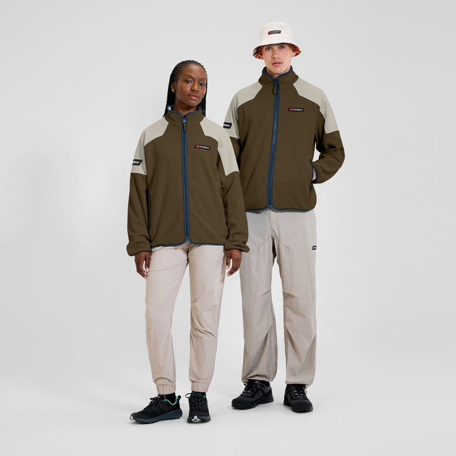 unisex-1997-fleece-jacke - braungrau berghaus