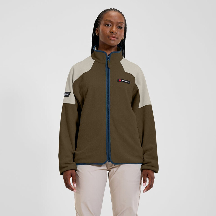 unisex-1997-fleece-jacke - braungrau berghaus