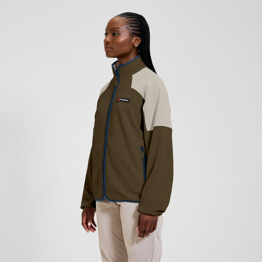 unisex-1997-fleece-jacke - braungrau berghaus