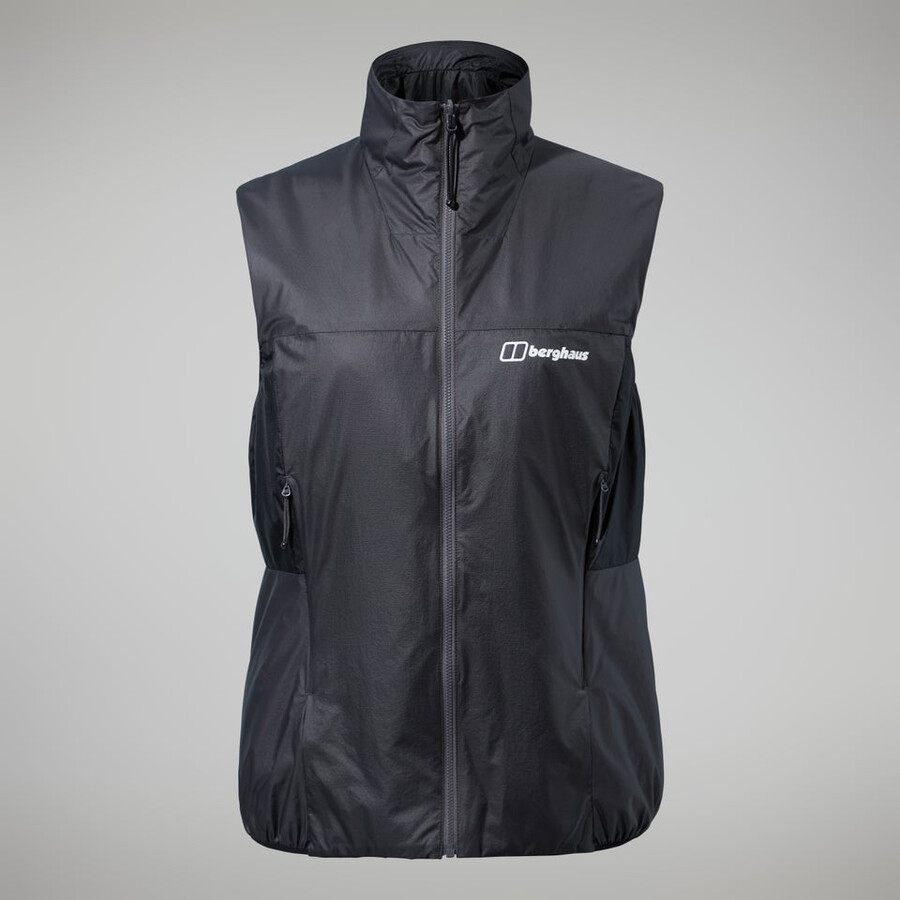 women s mtn arete lb synthetische weste - grauschwarz berghaus